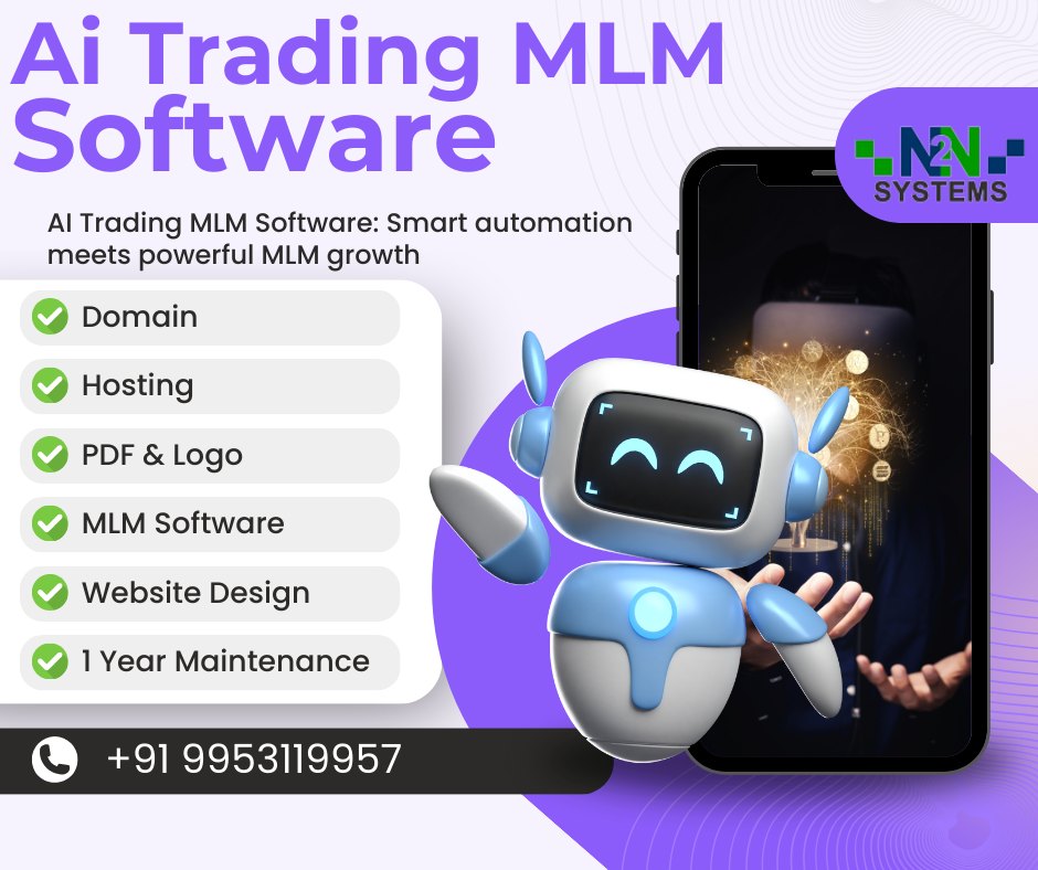 AI Trading MLM Software Company in Gurgaon +91 9953119957