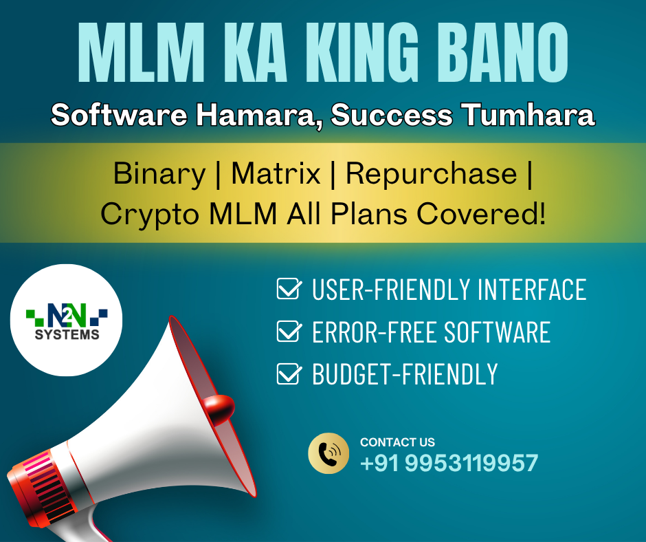 MLM Software Company in Delhi – Custom MLM Solutions for Your Business  +91 9953119957