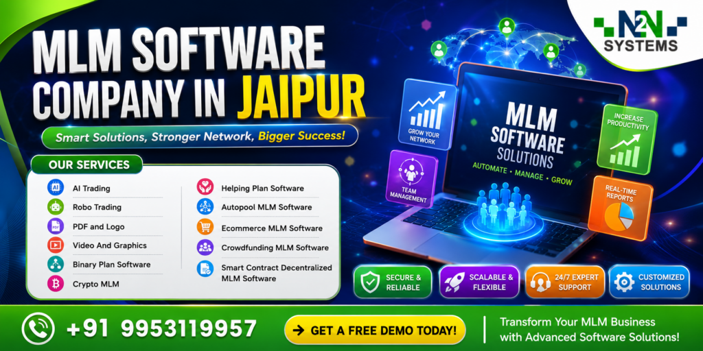 MLM Software Company in Jaipur – Custom MLM Software Development Solutions for Growing Businesses
