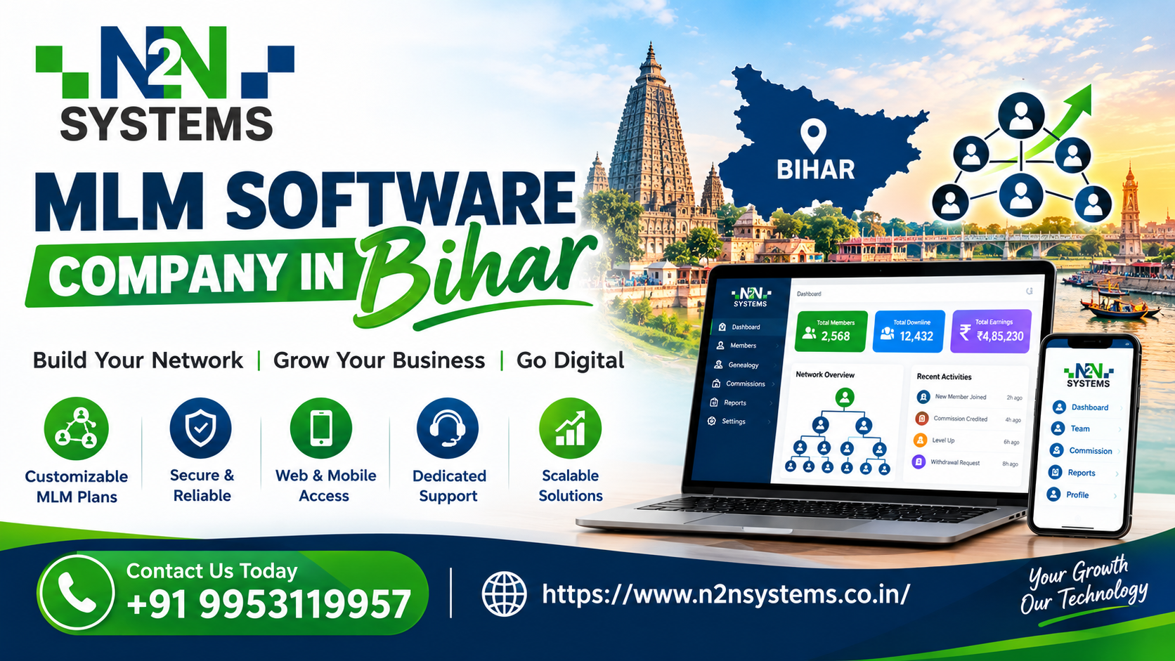 Top MLM Software Company in Bihar for Smart Network Marketing